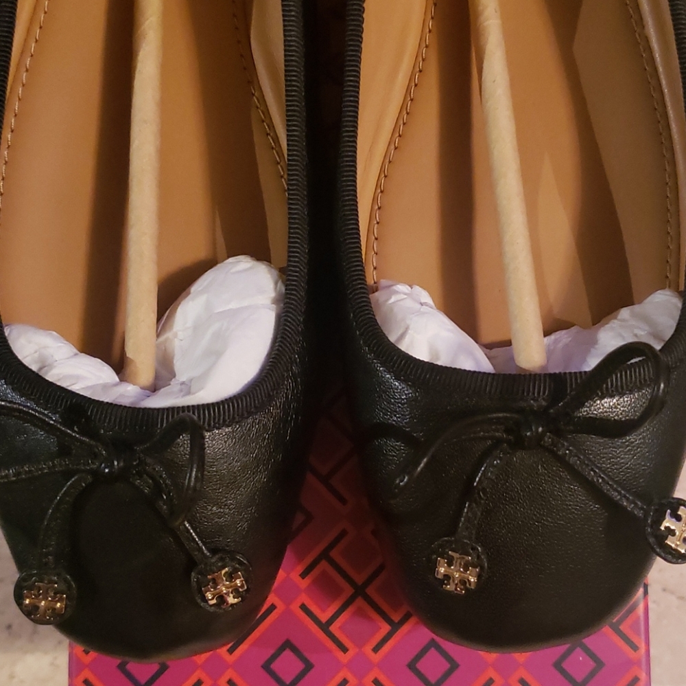 Tory Burch Nappa Leather/Grosgrain